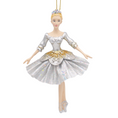 Bild in Galerie-Betrachter laden, Acrylanhänger BALLERINA silber & gold