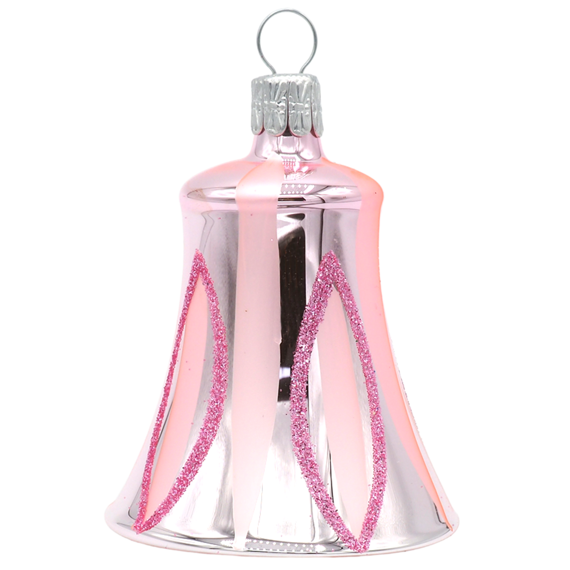 Glasglocke ELLI rosa