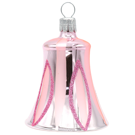 Glasglocke ELLI rosa