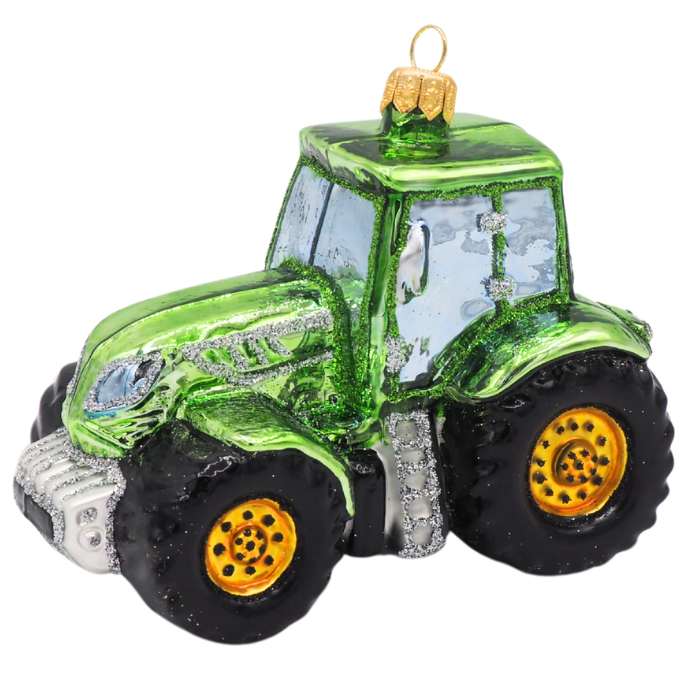 Weihnachtsform TRAKTOR grün