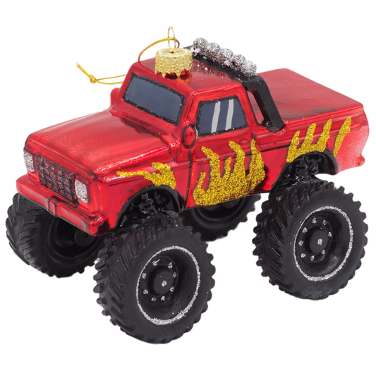Weihnachtsform MONSTERTRUCK rot