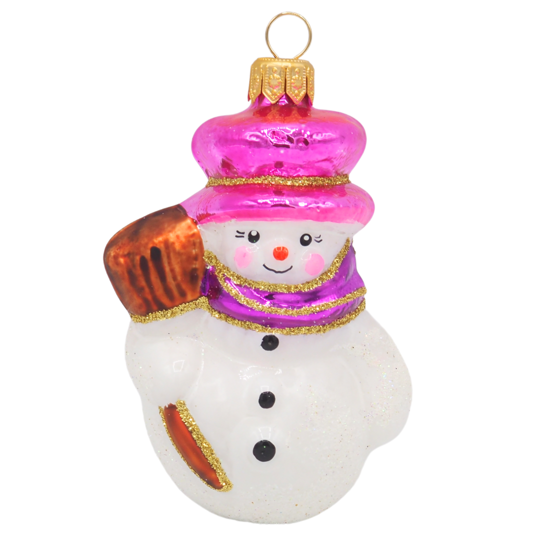 Schneemann mit Zylinder