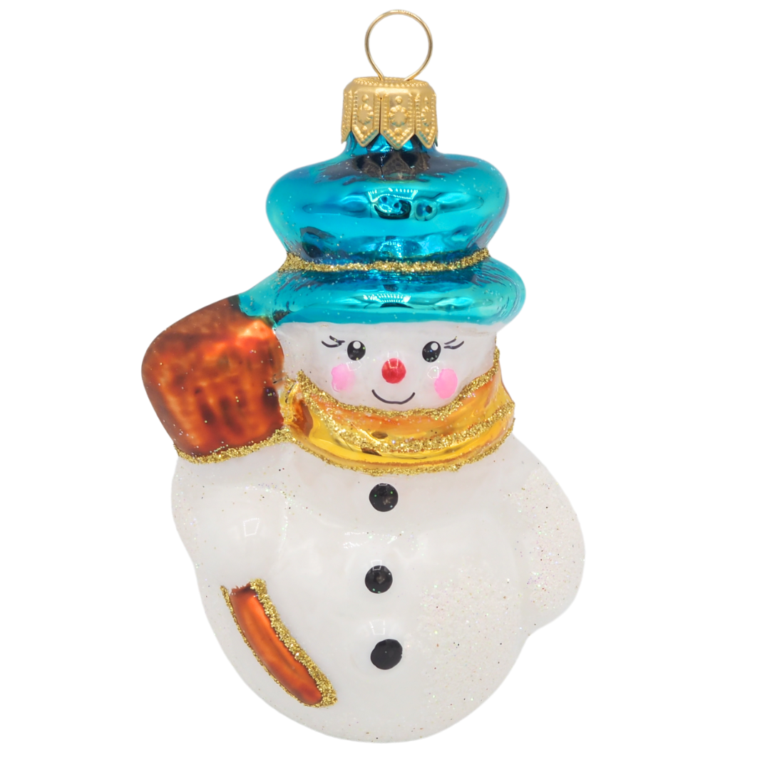 Schneemann mit Zylinder