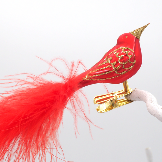 Glasvogel klein CLASSIC rot