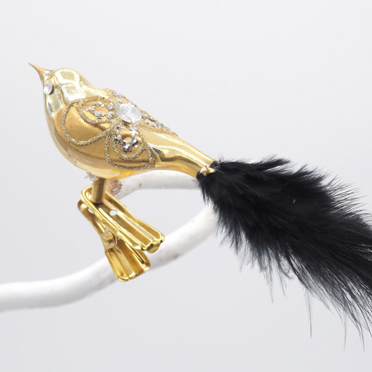 Glasvogel klein RINA gold