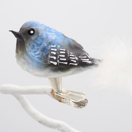 Glasvogel NATURA blau