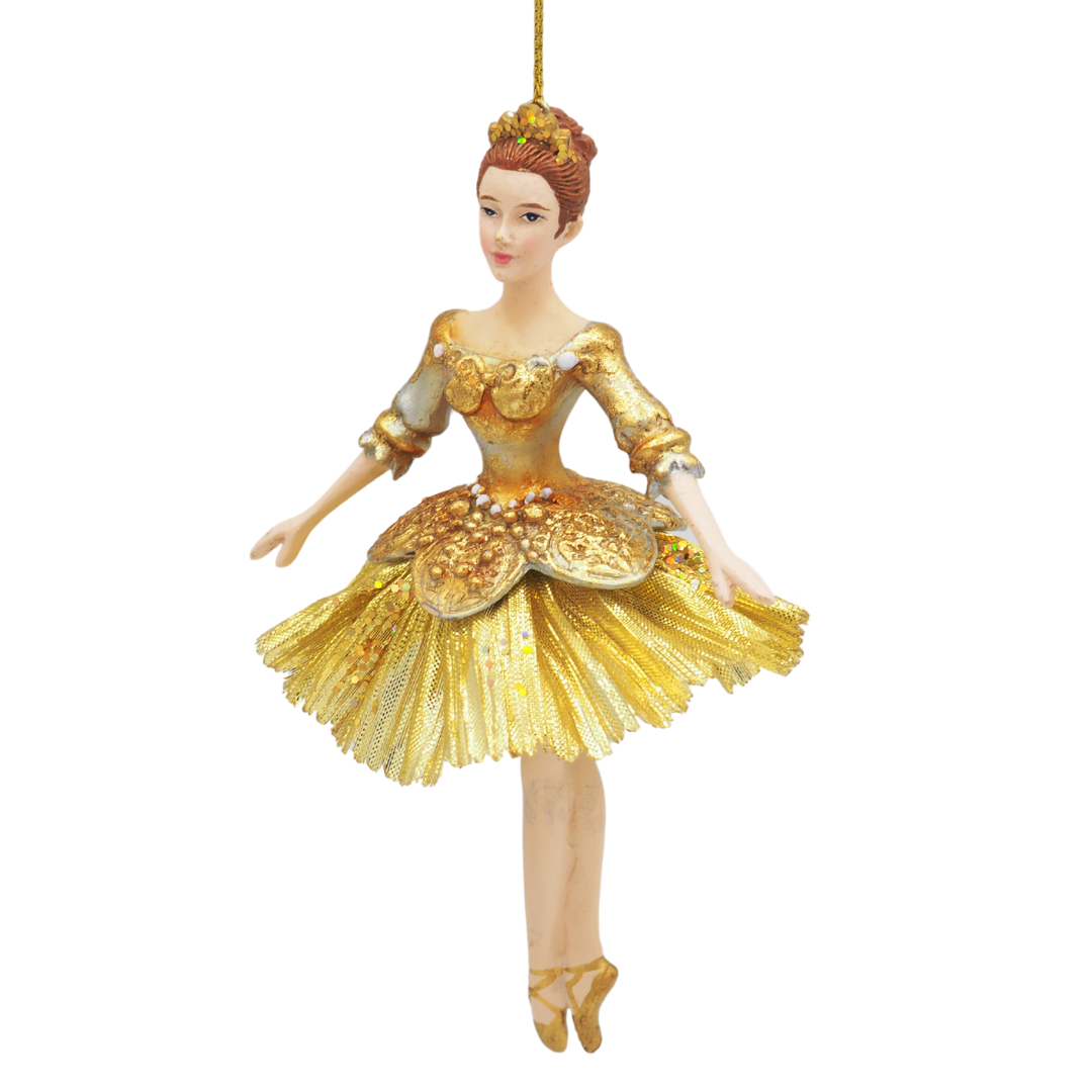 Acrylanhänger BALLERINA silber & gold