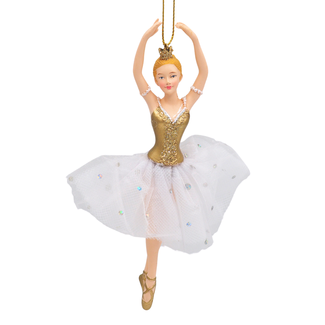 Acrylanhänger BALLERINA gold