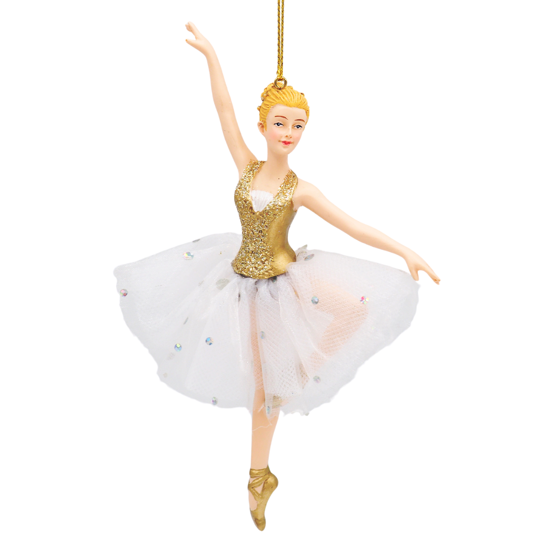 Acrylanhänger BALLERINA gold