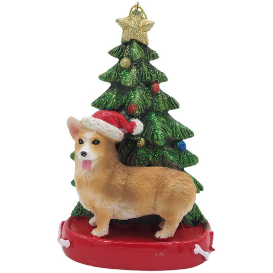 Acrylanhänger CORGI mit Tanne