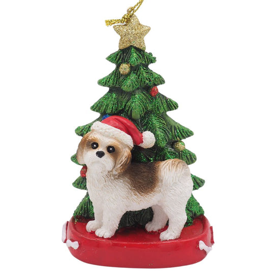 Acrylanhänger SHIH TZU mit Tanne