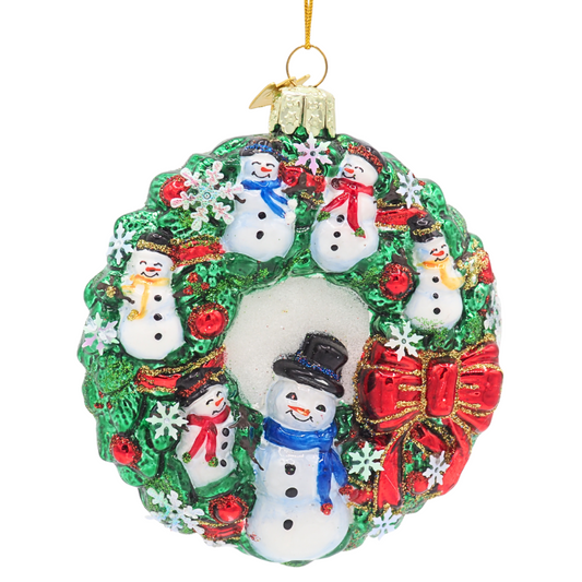 Kranz mit Schneemann