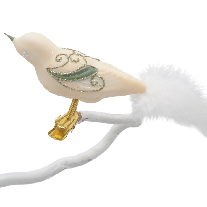 Glasvogel BUTTERFLY creme