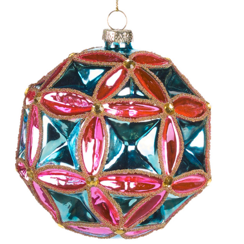 Glaskugel Geometrie türkis