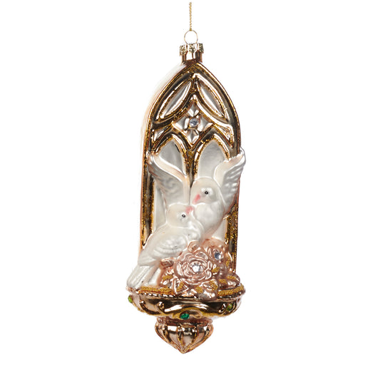 Taubenfenster Gold · 19 cm