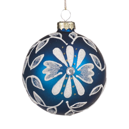 Blüten Blau Weiss · 8 cm