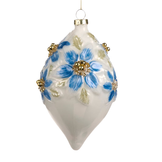 Tropfen Delft Blau Weiss · 10 cm
